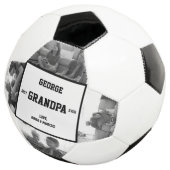 最高のGrandpa Ever写真誕生日ギフトクリスマス サッカーボール (3/4)