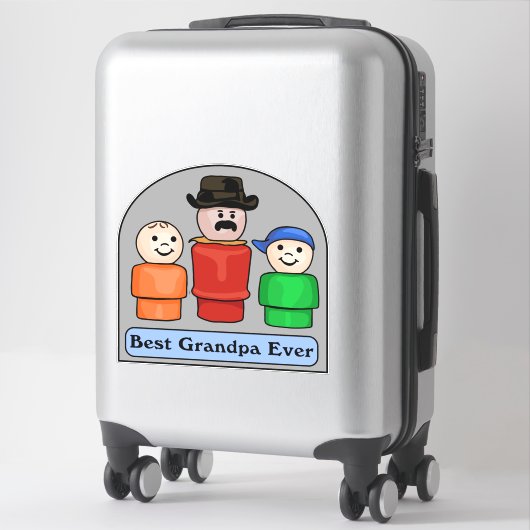 最高のGrandpa Ever シール (スーツケース)