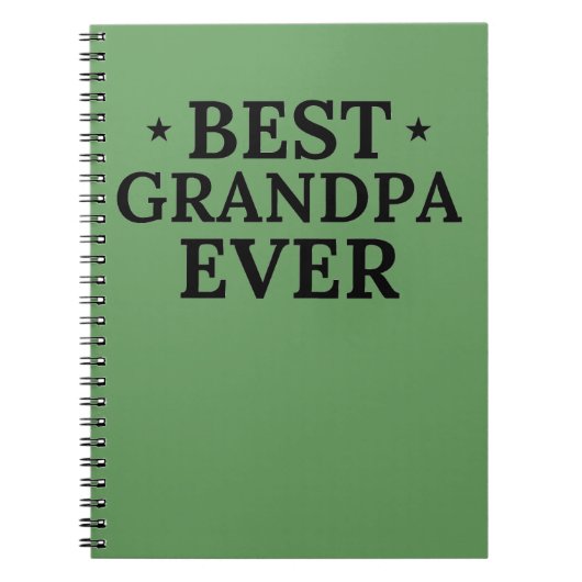 最高のGrandpa Ever ノートブック (正面)