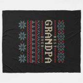 最高のGrandpa Ever フリースブランケット (正面(横))