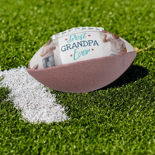最高のGrandpa Ever |手書きフォトコラージュ アメリカンフットボール