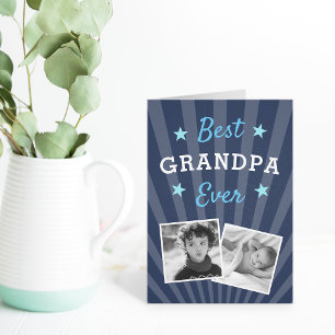 最高のGrandpa Ever  父の日の写真 カード