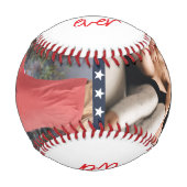 最高のGrandpa Ever 野球ボール (正面)