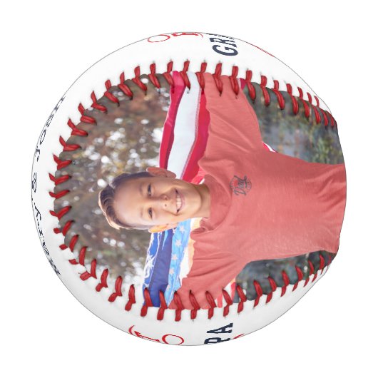 最高のGrandpa Ever 野球ボール (正面左)