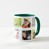 最高のGrandpa Ever 10 xフォトコラージュ孫 マグカップ (正面右)