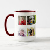 最高のGrandpa Ever 10 xフォトコラージュGrandkids マグカップ (左)