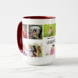 最高のGrandpa Ever 10 xフォトコラージュGrandkids マグカップ