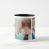 最高のGrandpa Ever 2-Photo Collage & カスタムMessage マグカップ (中央)