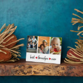 最高のGrandpa Ever 3フォトカスタム フォトプラーク (側面)