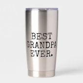 最高のGrandpa Ever 4 Photo Collage 保温保冷タンブラー (正面)