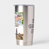 最高のGrandpa Ever 4 Photo Collage 保温保冷タンブラー (右面)