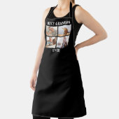 最高のGrandpa Ever 4 Photo Collage Create Your Own エプロン (インサイチュ)