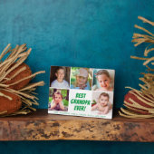 最高のGrandpa Ever 5枚の写真ファミリー フォトプラーク (側面)