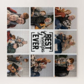 最高のGrandpa Ever 8フォトコラージジグソーパズル ジグソーパズル (横)