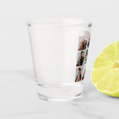 最高のGrandpa Ever 8フォトコラージュのショットグラス ショットグラス (左)