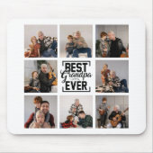 最高のGrandpa Ever 8フォトコラージュのマウスパッド マウスパッド (正面)