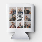 最高のGrandpa Ever 8フォトコラージュクーラーボックス 缶クーラー (裏面)