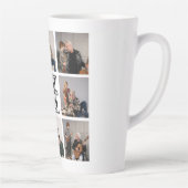 最高のGrandpa Ever 8フォトコラージュラテマグカップ カフェラテマグ (右)