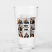 最高のGrandpa Ever 8フォトコラージュ タンブラーグラス (裏面)