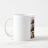 最高のGrandpa Ever 8写真コラージコーヒーマグ コーヒーマグカップ (左)