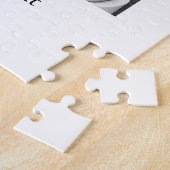 最高のGrandpa ever add photo nameクラシックエレガント ジグソーパズル (側面)