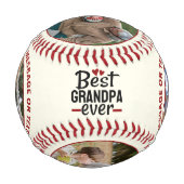 最高のGrandpa Ever Baseball Grandpa Gift 野球ボール (正面)