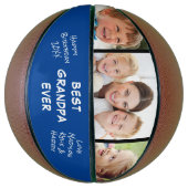 最高のGrandpa Ever Blue写真 バスケットボール (縦)