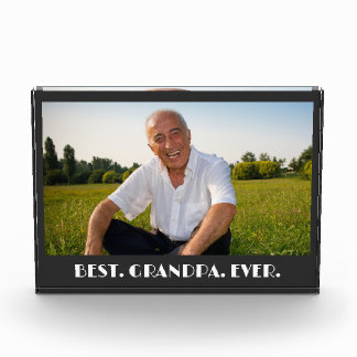 最高のGrandpa Ever Family Photo フォトブロック