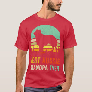 最高のGrandpa Ever Gift Aussie DogパパオーストラリアS Tシャツ