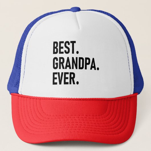 最高のGrandpa Ever、Grandpa Gift キャップ (正面)