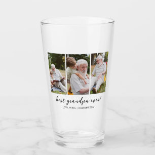 最高のGrandpa Ever Keepsake写真数々のグラス タンブラーグラス