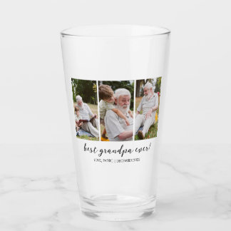 最高のGrandpa Ever Keepsake写真数々のグラス タンブラーグラス