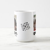 最高のGrandpa Ever Large Photo Mag コーヒーマグカップ (中央)