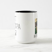 最高のGrandpa Ever Magの写真パーソナライズされたMag For マグカップ (中央)