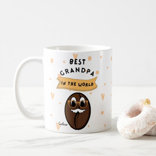 最高のGrandpa Ever Mag - おもしろい Coffee Bean with 'St コーヒーマグカップ (ドーナツ)