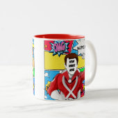 最高のGrandpa Ever Personalize漫画本 ツートーンマグカップ (正面右)