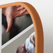 最高のgrandpa ever photo collage文字tan ピックルボールラケット (左詳細)