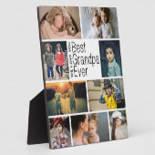 最高のGrandpa Ever Photo Collage フォトプラーク (側面)