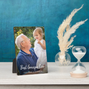 最高のGrandpa Ever Photo Plak フォトプラーク