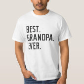 最高のGrandpa Ever Tシャツ (正面)