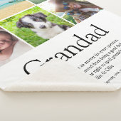 最高のGrandpa, Grandad, Papa Definition 6 Photo シェルパブランケット (3/4)