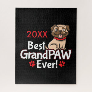 最高のGrandpa GrandPAW Ever for Grandparent ジグソーパズル
