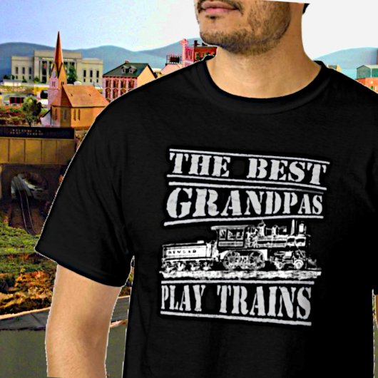 最高のGrandpas遊列車Steam Engine祖父 Tシャツ