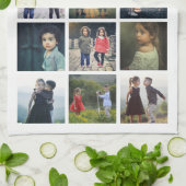 最高のGranny Everモダン Grandy写真コラージュ名 キッチンタオル (折り畳み)