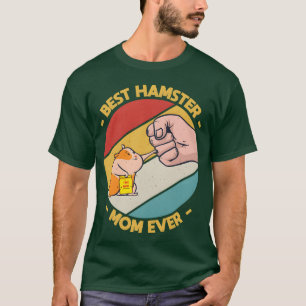 最高のHamster Mom Everおもしろい Mother Animalヴィンテージ Tシャツ