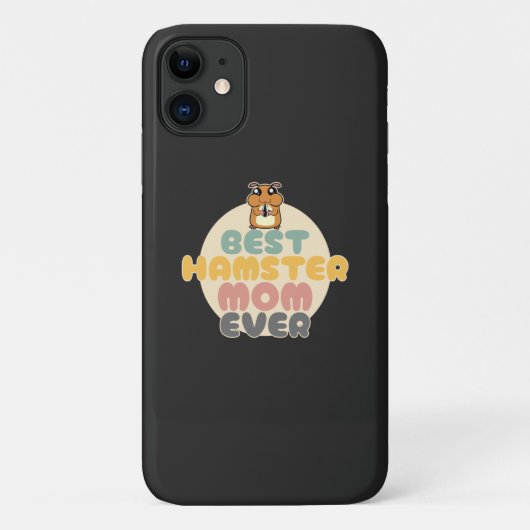 最高のHamster Mom Ever - Cute Hamster Case-Mate iPhoneケース (裏面)