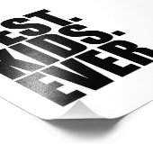 最高のKids ever -プリント フォトプリント (角)