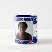 最高のKIWI MUMパーソナライズされた NEW ZEALAND ツートーンマグカップ (中央)