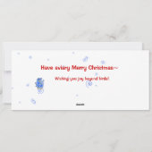 最高のKiwi's Kiwi Crismas Crooton Card シーズンカード (裏面)