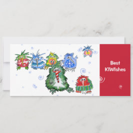最高のKiwi's Kiwi Crismas Crooton Card シーズンカード